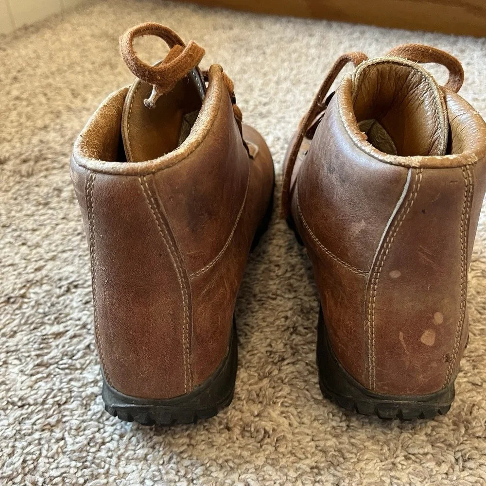 Vintage Vasque Gore-Tex Womens Size 9 Brown Cowhide Leather Hiking Outdoor Boots